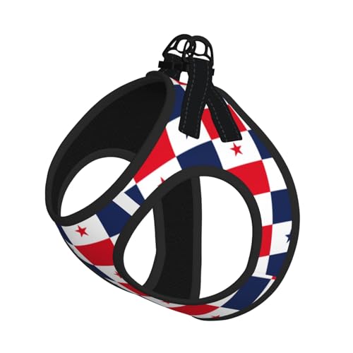 Hundegeschirr und Leine, Motiv: Flagge von Panama, atmungsaktiv, verstellbar, ausbruchsicher, für Katzen und Hunde Hundegeschirr und Leine, Motiv: Flagge von Panama, atmungsaktiv, verstellbar, ausbruchsicher, für Katzen und Hunde von Yyoretp