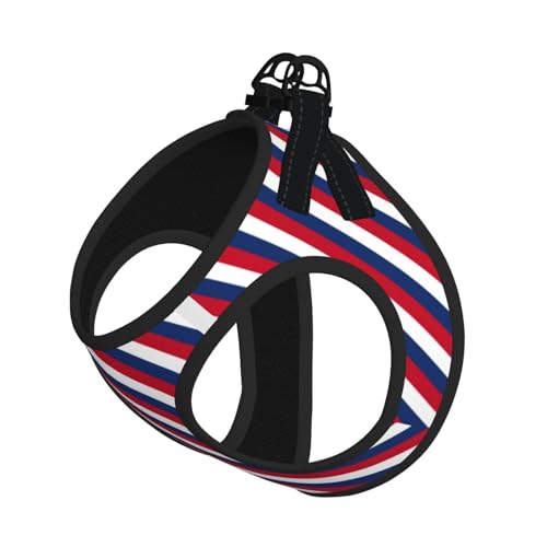 Hundegeschirr und Leine mit niederländischer Flagge, atmungsaktiv, verstellbar, ausbruchsicher, Weste für Katzen und Hunde Hundegeschirr und Leine mit niederländischer Flagge, atmungsaktiv, verstellbar, ausbruchsicher, Weste für Katzen und Hunde von Yyoretp
