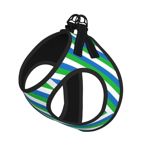 Sierra Leone Hundegeschirr und Leine, Set, atmungsaktiv, verstellbar, ausbruchsicher, für Katzen und Hunde Sierra Leone Hundegeschirr und Leine, Set, atmungsaktiv, verstellbar, ausbruchsicher, für Katzen und Hunde von Yyoretp