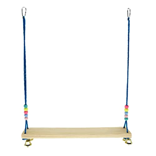 Yzdysg Hühnerschaukel Spielzeug Papagei Naturholz Hängeständer Mit Glocken Für Haustier Vögel Spielen Käfigspielzeug Für Mittlere Und Große Vögel Yzdysg Hühnerschaukel Spielzeug Papagei Naturholz Hängeständer Mit Glocken Für Haustier Vögel Spielen Käfigspielzeug Für Mittlere Und Große Vögel von Yzdysg