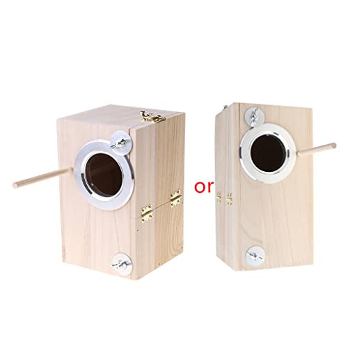 Yzdysg Vogel-Nistkasten aus Holz, für Sittiche, mit transparentem Fenster, für Nymphensittiche, Finken, Kanarienvögel, Papageien, Papageien, Vogelkäfig Yzdysg Vogel-Nistkasten aus Holz, für Sittiche, mit transparentem Fenster, für Nymphensittiche, Finken, Kanarienvögel, Papageien, Papageien, Vogelkäfig von Yzdysg