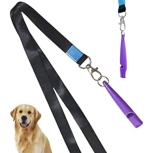 YzmrBdqc Hundetrainingspfeife mit Umhängeband, Hundetrainingsset, Hundepfeifen zum Schleppen mit Pfeifenband, ABS-Material, laut und weitreichend, für Hund, Welpen, Meiste Rassen Training, Lila YzmrBdqc Hundetrainingspfeife mit Umhängeband, Hundetrainingsset, Hundepfeifen zum Schleppen mit Pfeifenband, ABS-Material, laut und weitreichend, für Hund, Welpen, Meiste Rassen Training, Lila von YzmrBdqc