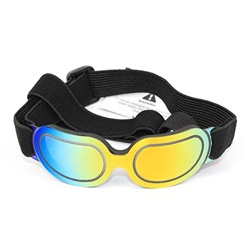 Augenabnutzung Haustier Hund Sonnenbrille einstellbare Schutzbrille für kleine mittelgroße Hunde Katzen Welpen Sonnenbrille Hund Outdoor Gläsern Haustier Spielzeug Tierzubehör ( Color : Colorful ) von Z-LIANG
