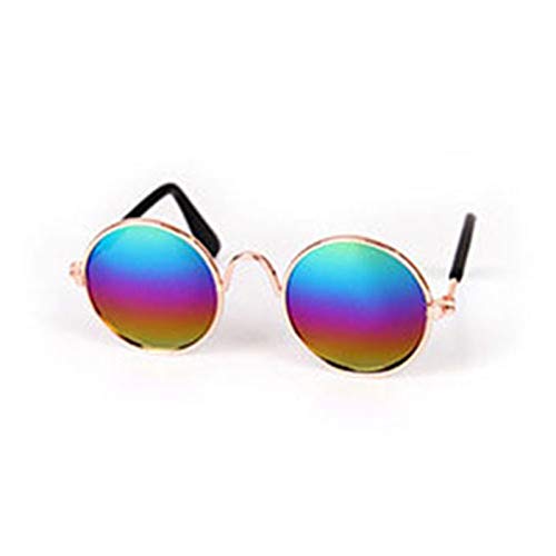 Z-LIANG Augenabnutzung Mode reizende Haustierkatze Gläser Hundebrille Welpen Produkte für kleine Hundekatze Augenverschleißschutz Sonnenbrille Fotos Zubehör Tierzubehör (Color : Multi) von Z-LIANG