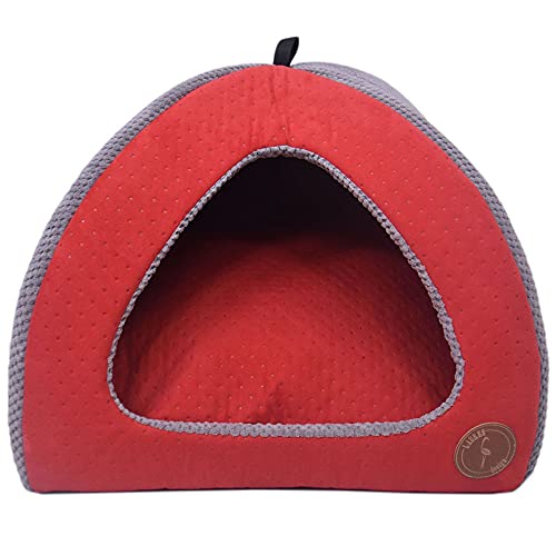 Z4L WauWau Hundehöhle/Katzenhöhle - Bella rot gesteppt/grau 50cm x 50cm Z4L WauWau Hundehöhle/Katzenhöhle - Bella rot gesteppt/grau 50cm x 50cm von Z4L