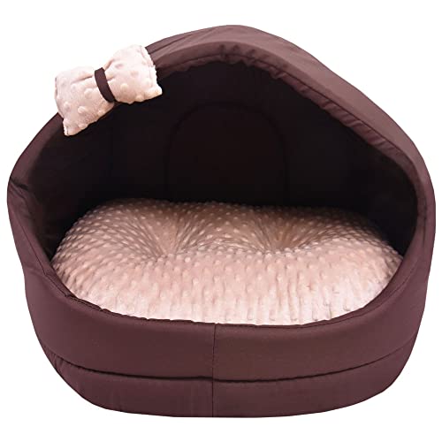 Z4L WauWau Katzen und Hundehöhle gemütlich Farbe beige Minky, braun Hundehütte Katzenhütte 50cm x 60cm Höhlenbett Kuschlig Z4L WauWau Katzen und Hundehöhle gemütlich Farbe beige Minky, braun Hundehütte Katzenhütte 50cm x 60cm Höhlenbett Kuschlig von Z4L