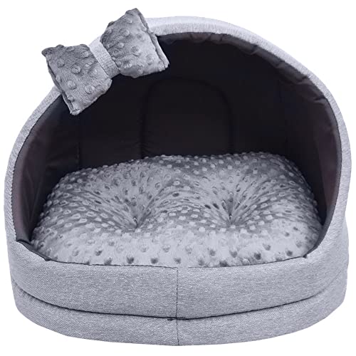 Z4L WauWau Katzen und Hundehöhle gemütlich Farbe grau Minky, grau Hundehütte Katzenhütte 45cm x 45cm Höhlenbett Kuschlig Z4L WauWau Katzen und Hundehöhle gemütlich Farbe grau Minky, grau Hundehütte Katzenhütte 45cm x 45cm Höhlenbett Kuschlig von Z4L