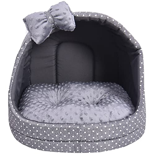 Z4L WauWau Katzen und Hundehöhle gemütlich Farbe grau Minky, weiß Hundehütte Katzenhütte 45cm x 45cm Höhlenbett Kuschlig Z4L WauWau Katzen und Hundehöhle gemütlich Farbe grau Minky, weiß Hundehütte Katzenhütte 45cm x 45cm Höhlenbett Kuschlig von Z4L