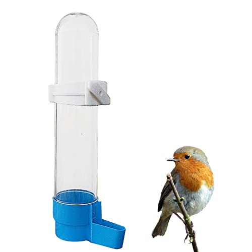 Vogelfutterstation, langlebig, Spenderschüssel, Verstellbarer Vogelkäfig-Wasserspender for Vögel, Papageienfutter/152 von ZAANU
