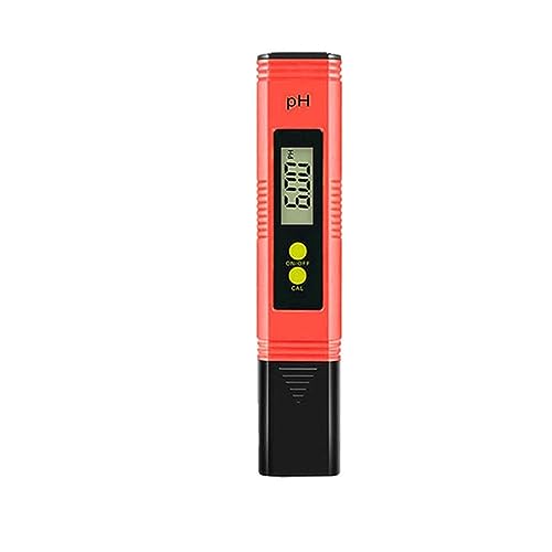 ZADCCS Wassertester, PH-Messgerät 0,01, hohe Präzision for Wasserqualitätstester mit 0–14 Messbereich, geeignet for Aquarien, Schwimmbäder für Wasserhahn, Aquarium(Red with Box) von ZADCCS