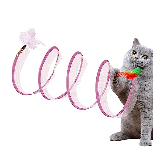 Katzenspieltunnelspielzeug | Haustierspielzeugtunnel für interaktiven Spaß | Faltbares Haustier-Abenteuer-Tunnel-Spielzeug für Katzen, Hunde und kleine Haustiere, wiederverwendbares Zagaro von ZAGARO