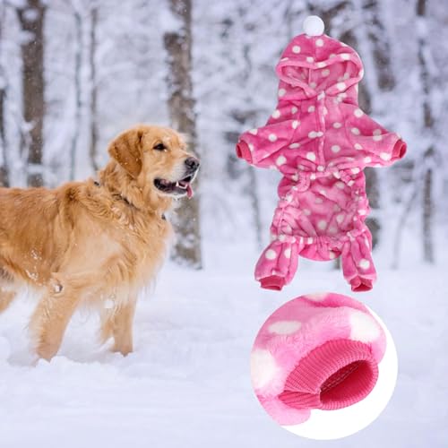 Hunde-Wintermantel, Jungen-Hundekleidung, Hunde-Kapuzenpullover, Hunde-Herbst-Winter-Kleidung, Haustier-Einteiler, Haustier-Kleidung, Anzug, Warme Pyjamas, Kleidung für Mädchen, von ZAICOLER