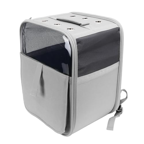 ZAICOLER Katzenrucksack, Hundetasche, Hunderucksack, Großer Platz, Faltbarer für Kleine Hunde, Katzen, Kaninchen, mit 3-seitigem, Atmungsaktivem Mesh-Design für Reisen, Wandern, Camping, von ZAICOLER