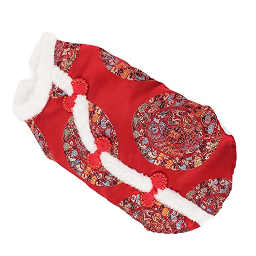 ZAICOLER Katzenkleidung, Wintermantel Haustier Kleidung Weste Hund Tang Anzug Festival Feiertagshund Kostüm Chinesisches Hund Outfit Chinesische Neujahrshund für Kleine Hunde und Katzen Welpen Teddy ZAICOLER Katzenkleidung, Wintermantel Haustier Kleidung Weste Hund Tang Anzug Festival Feiertagshund Kostüm Chinesisches Hund Outfit Chinesische Neujahrshund für Kleine Hunde und Katzen Welpen Teddy von ZAICOLER