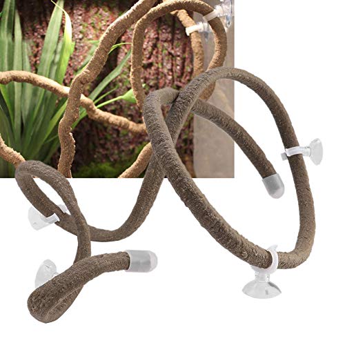 ZAICOLER Vivarium -Dekoration, Reptilienklettern Branch mit Reptilienkletterzweig Crested Gecko Accessoires Reptilienzubehör für Reptilienklettern Branch (L) von ZAICOLER