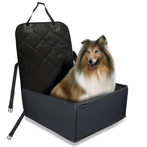 Hunde-Autositz für MG, wasserdichter Sitzerhöhung für Welpen, 2-in-1-Autoabdeckung, faltbar, sicher für Reisen. von ZAKOVI