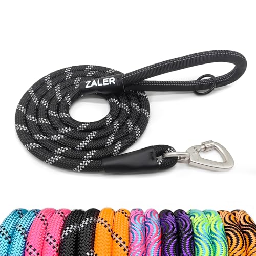 Zaler Hundeleine aus Seil, 1,2 m, 1,5 m, 1,8 m, 30,2 m, 3,5 m, 6,2 m, 6,2 m, 9,2 m, 15,2 m, 1,5 m, 1,5 m, 3,5 m, 6,2 Zaler Hundeleine aus Seil, 1,2 m, 1,5 m, 1,8 m, 30,2 m, 3,5 m, 6,2 m, 6,2 m, 9,2 m, 15,2 m, 1,5 m, 1,5 m, 3,5 m, 6,2 von ZALER