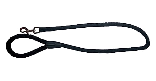 Hundeleine, Nylon, rund, 120 x 2 cm, Schwarz von ZAMIBO