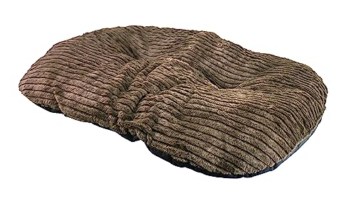Matratze, Velours, braun, 91 x 68 cm, rutschfest von ZAMIBO