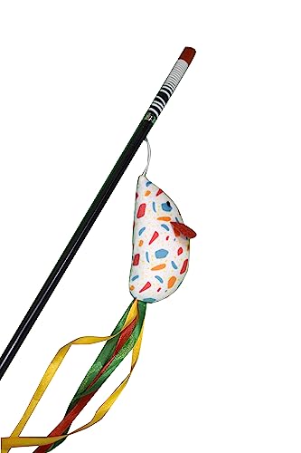 ZAMIBO Angelrute für Köder, Maus, Band, 46 cm, Mehrfarbig von ZAMIBO