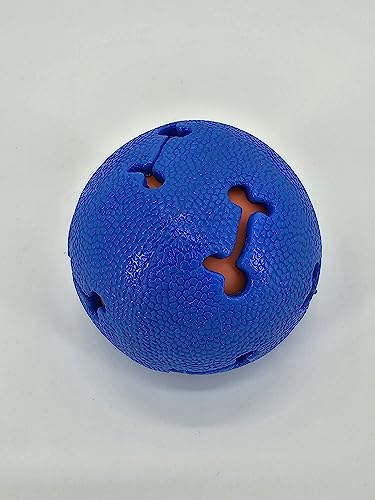 ZAMIBO Hundespielzeug TPR Ball Ø 7 cm Blau und Orange von ZAMIBO