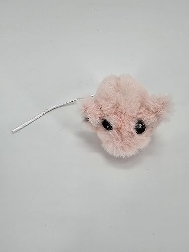 ZAMIBO Katzenspielzeug, Maus, Plüsch, 5 x 13 cm, Rosa von ZAMIBO