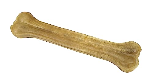 ZAMIBO Knochen zum Kauen, 100% Rindsleder, 30 cm, 1 Stück, 340 g von ZAMIBO