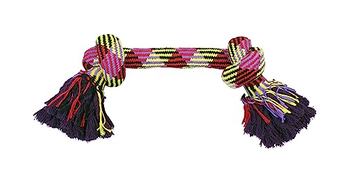 ZAMIBO Knotenschnur, Knochenform, Dicke 8 cm, 60 cm, lila, gelb, rot von ZAMIBO