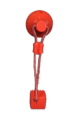 ZAMIBO Spielzeug mit Saugnapf, TPR und Polyester, 39 cm, Rot von ZAMIBO