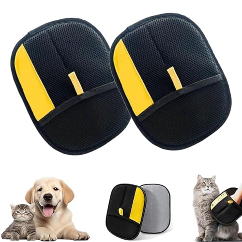 ZANWANXIN Goalintent - Goal Intent Glove, Goalintent Pet Gloves, Electrostatic Gloves Pet Hair Removal for Cat Dogs (2pcs) von ZANWANXIN