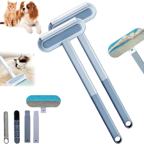 ZANWANXIN Imaginary Pet Hair Removal Tool, 4 in 1 Pet Hair Removal Tool, 4 in 1 Multifunctional Pet Hair Removal Brooms (2pcs) von ZANWANXIN