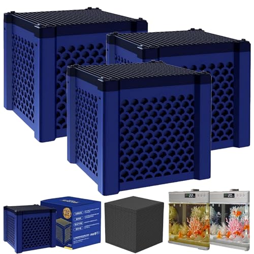 ZANWANXIN Pure Cube Water Trough Filter, Eco-Aquarium Watertrough Purifier Cube, Eco Aquarium Water Trough Purifiers (3pcs) von ZANWANXIN