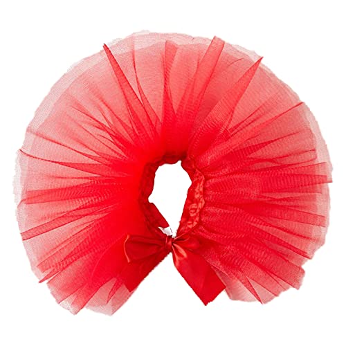 Hundekleid Sommerkleid Haustierkleidung Geburtstagsfeier Hündchen Sommerkleid Welpen Tutu Rock Katze Prinzessin Kleid Rot L von ZAOWU