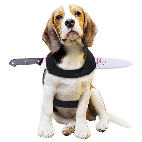 Hundekostüm Halloween, Hundekatzen Kostüme einzigartiger Form, verstellbares, lustiges Haustierkostüm für Hunde und Katzen Bajonett L Büste 23.6"-27.56" von ZAOWU