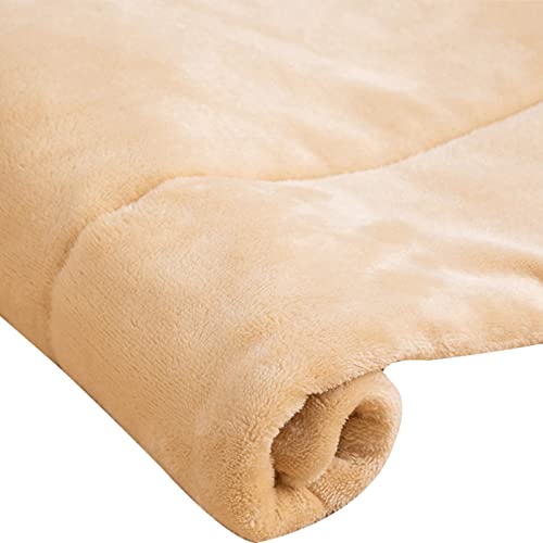 ZAOWU Hund Plüschmatte Verdicken Decke Katze warme Bettmatte Haustier Winterdecke Fuzzy Mat Braun 14"x8" von ZAOWU