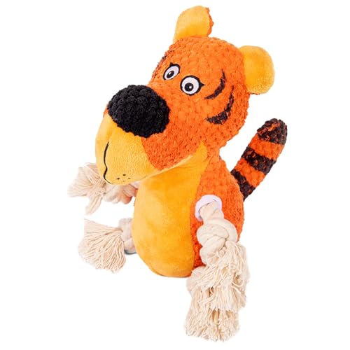 ZAOWU Interaktives Hunde Spielzeug für Kleine/mittel/große Hunde/Quietschendes Kauspielzeug für Welpen/Molarenspielzeug aus Plüsch für Hunde ZAOWU Interaktives Hunde Spielzeug für Kleine/mittel/große Hunde/Quietschendes Kauspielzeug für Welpen/Molarenspielzeug aus Plüsch für Hunde von ZAOWU