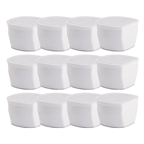 Katzenbrunnenfilter, Katzenwasserbrunnenfilter, 12er-Pack Katzenbrunnen-Ersatzfilter, Kompatibel mit Drinkwell Avalon Pagoda, Haustierwasserbrunnenfilter von ZASCHMOY