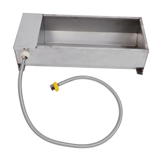 ZASCHMOY Automatischer Viehwassertrog, Großes Fassungsvermögen, Selbstfüllender Tiertrinkwassernapf, Edelstahl-Wassertrog für Hühner, Enten, Gänse, Kühe, Schafe ZASCHMOY Automatischer Viehwassertrog, Großes Fassungsvermögen, Selbstfüllender Tiertrinkwassernapf, Edelstahl-Wassertrog für Hühner, Enten, Gänse, Kühe, Schafe von ZASCHMOY