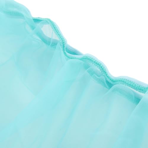 ZASCHMOY Beatmter Nylonvogelkäfigabdeckung mit Elastischen Design - Großer Größe, Blauer Samenfänger für Haustiervogelkäfige (Green) von ZASCHMOY