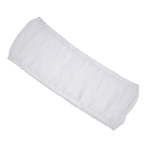ZASCHMOY Beatmter Nylonvogelkäfigabdeckung mit Elastischen Design - Großer Größe, Blauer Samenfänger für Haustiervogelkäfige (White) von ZASCHMOY