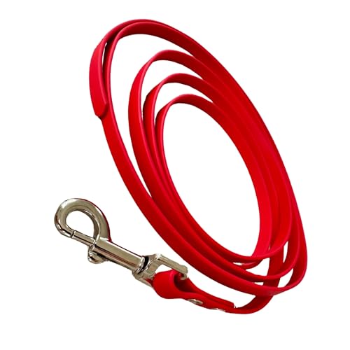 ZAVVIT – 3m BioThane® Schleppleine für kleine Hunde | 13mm breit | 130g leicht | Zugfest bis 166 kg | Ohne Handschlaufe | Wetterfest & leicht zu reinigen von ZAVVIT