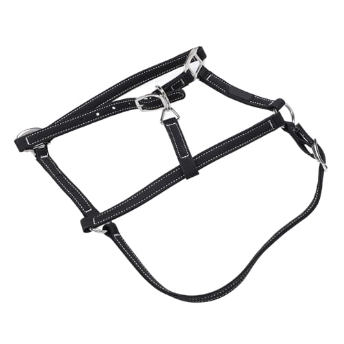 ZAWELIYO Einstellbares Nylon-Pferdezaum-Kopfstall-Geschirr mit Hochfestem Traktion Seil für Reitsport-Trainings Ausrüstung (M 25x25x10.5cm / 9.8x9.8x4.1in) von ZAWELIYO
