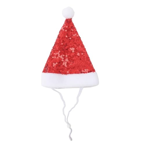 ZAYIUKI Haustier-Nikolausmütze, Weihnachtskostüm, Kopfbedeckung für Katzen, Hunde, Haustier-Festival, Party-Requisiten, Pailletten, Weihnachtsmütze, Stirnband, Haustier-Zubehör ZAYIUKI Haustier-Nikolausmütze, Weihnachtskostüm, Kopfbedeckung für Katzen, Hunde, Haustier-Festival, Party-Requisiten, Pailletten, Weihnachtsmütze, Stirnband, Haustier-Zubehör von ZAYIUKI