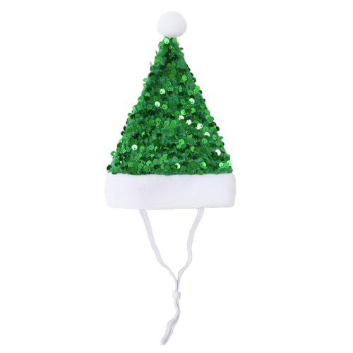 ZAYIUKI Haustier-Nikolausmütze, Weihnachtskostüm, Kopfbedeckung für Katzen, Hunde, Haustier-Festival, Party-Requisiten, Pailletten, Weihnachtsmütze, Stirnband, Haustier-Zubehör ZAYIUKI Haustier-Nikolausmütze, Weihnachtskostüm, Kopfbedeckung für Katzen, Hunde, Haustier-Festival, Party-Requisiten, Pailletten, Weihnachtsmütze, Stirnband, Haustier-Zubehör von ZAYIUKI