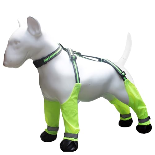 Hundestiefel Hosenträger Für Outdoor Aktivität Fußschutz Antislip Haustier Reflexionsschuhe Für Wanderschuhe Freien Camping Zahnrad wasserdichte Hund Schuhe von ZBIianxer