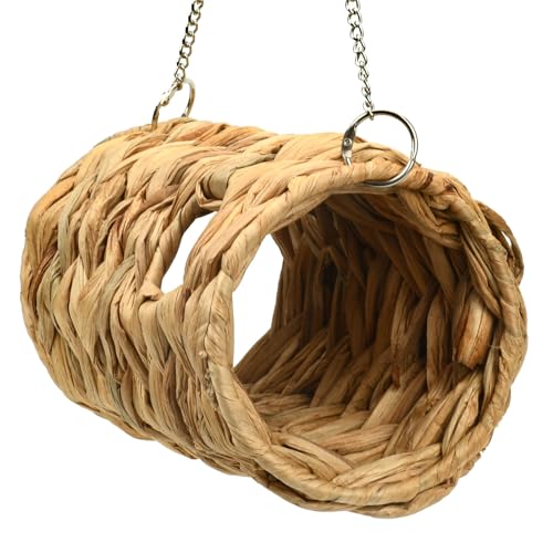 Papagei Strohtunnel Hängematte für Sittiche Vogelkäfig Schaukel Spielzeug Stehstange für kleine Vögel Vogelkäfig Zubehör Vogeltunnel Spielzeug für Papagei Papagei Strohtunnel Hängematte für Sittiche Vogelkäfig Schaukel Spielzeug Stehstange für kleine Vögel Vogelkäfig Zubehör Vogeltunnel Spielzeug für Papagei von ZBIianxer