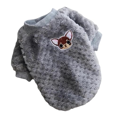 ZBJZUIMEI Hundebekleidung Warme Haustierkleidung Süßer Obstdruckmantel Mittel Kleiner Hund Katze Hemdjacke Teddy Bulldoggen Winteroutfit Weich-grau-XXL ZBJZUIMEI Hundebekleidung Warme Haustierkleidung Süßer Obstdruckmantel Mittel Kleiner Hund Katze Hemdjacke Teddy Bulldoggen Winteroutfit Weich-grau-XXL von ZBJZUIMEI