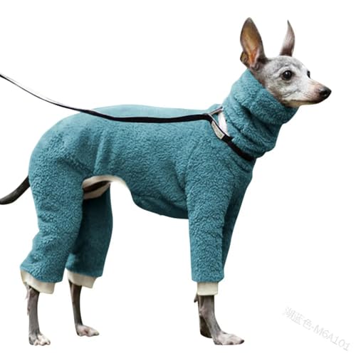 ZBJZUIMEI Hundebekleidung Wintermantel Whippet Mantel Mit Gepolstertes Baumwollfutter Wasserfeste Hund Warme Jacke Mit Verstellbaren Bändern-blau-l ZBJZUIMEI Hundebekleidung Wintermantel Whippet Mantel Mit Gepolstertes Baumwollfutter Wasserfeste Hund Warme Jacke Mit Verstellbaren Bändern-blau-l von ZBJZUIMEI