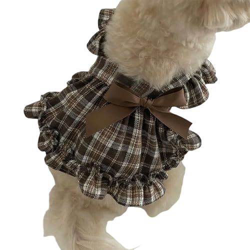 ZBJZUIMEI Hundekleidung Haustierplaidgurtrock Frühling Sommer Katze Plaid Faltenhemd Bogen Unterheme Welpe Kleidung Hundekleider Für Kleine Hunde Welpe-haustierkleid-XL ZBJZUIMEI Hundekleidung Haustierplaidgurtrock Frühling Sommer Katze Plaid Faltenhemd Bogen Unterheme Welpe Kleidung Hundekleider Für Kleine Hunde Welpe-haustierkleid-XL von ZBJZUIMEI