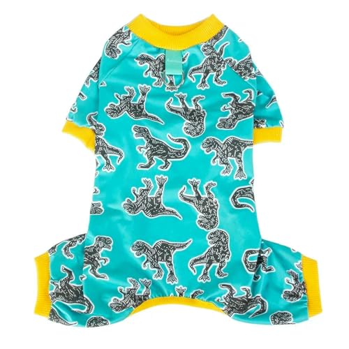 ZBJZUIMEI Hundekleidung Hund Pyjama Für Kleine Hunde Baumwolle Weiches Material Dehnbarer Welpe Kleidung Chihuahua Dinosaurier Design Haustierbekleidung-grün-m ZBJZUIMEI Hundekleidung Hund Pyjama Für Kleine Hunde Baumwolle Weiches Material Dehnbarer Welpe Kleidung Chihuahua Dinosaurier Design Haustierbekleidung-grün-m von ZBJZUIMEI